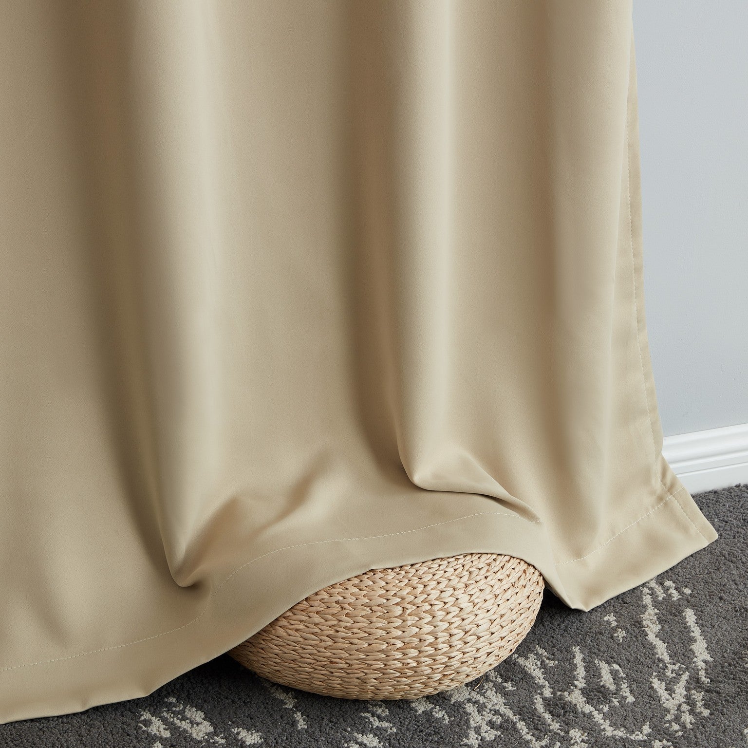 Lowes - 100% Blackout Curtains Dakota Hamilton with Insulight Membrane
